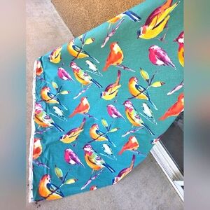 Colorful Bird Pattern Fabric for Pets HOME FABRIC 100% COTTON On Bolt Sew